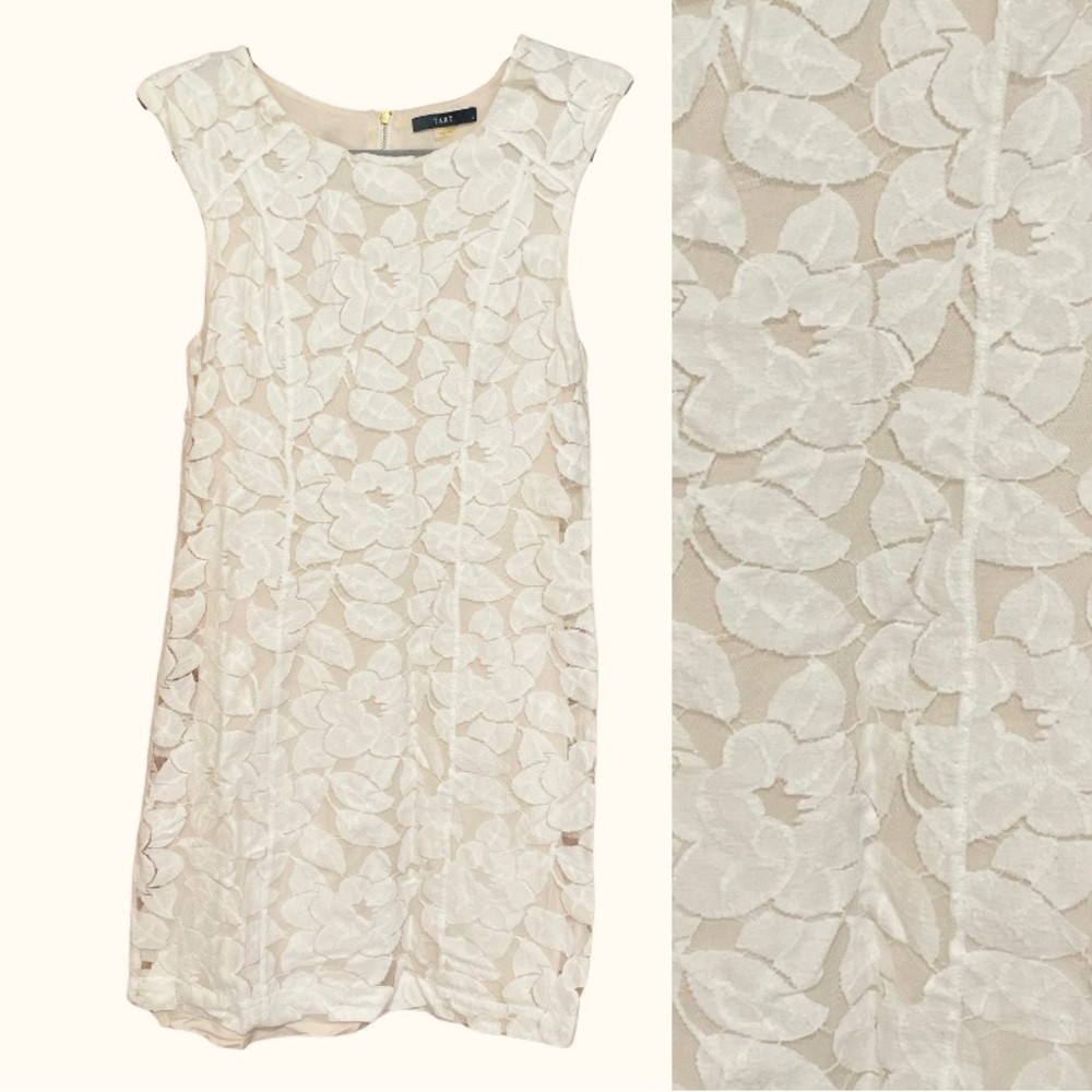 Tart Women’s Sleeveless Floral Mini Dress - M (Excellent Condition, Small Stain)